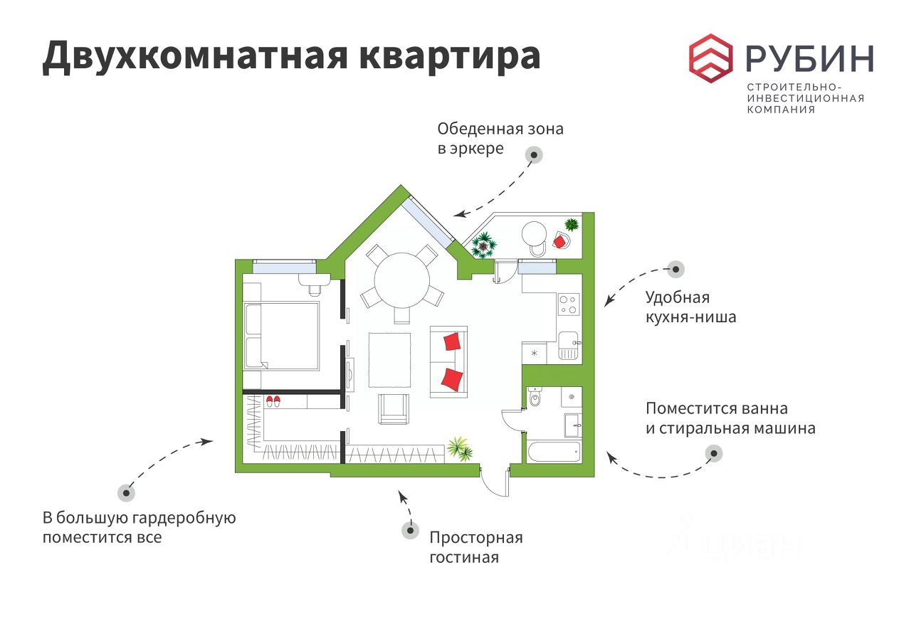 Купить двухкомнатную квартиру на улице Ломоносова проспект в Архангельске,  23 объявления о продаже жилой недвижимости по цене от 4,7 млн ₽ на N1.