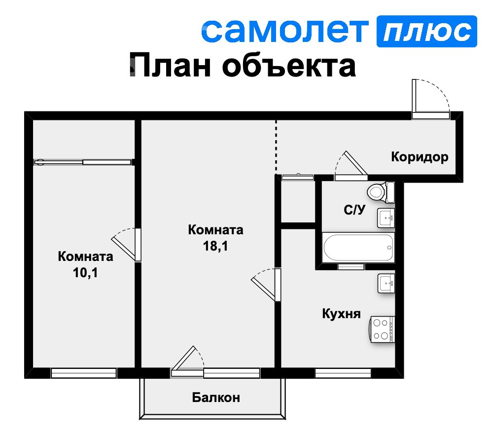 Купить двухкомнатную квартиру на улице Корепина в Екатеринбурге, 1  объявление о продаже жилой недвижимости по цене от 4,7 млн ₽ на N1.