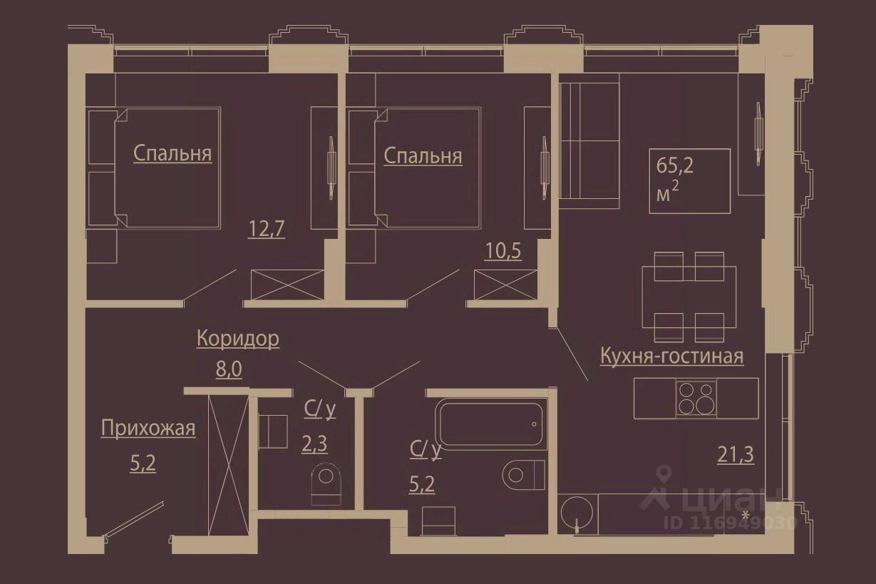 Купить трехкомнатную квартиру на улице Чаплыгина в Новосибирске, 66  объявлений о продаже жилой недвижимости по цене от 7,3 млн ₽ на N1.