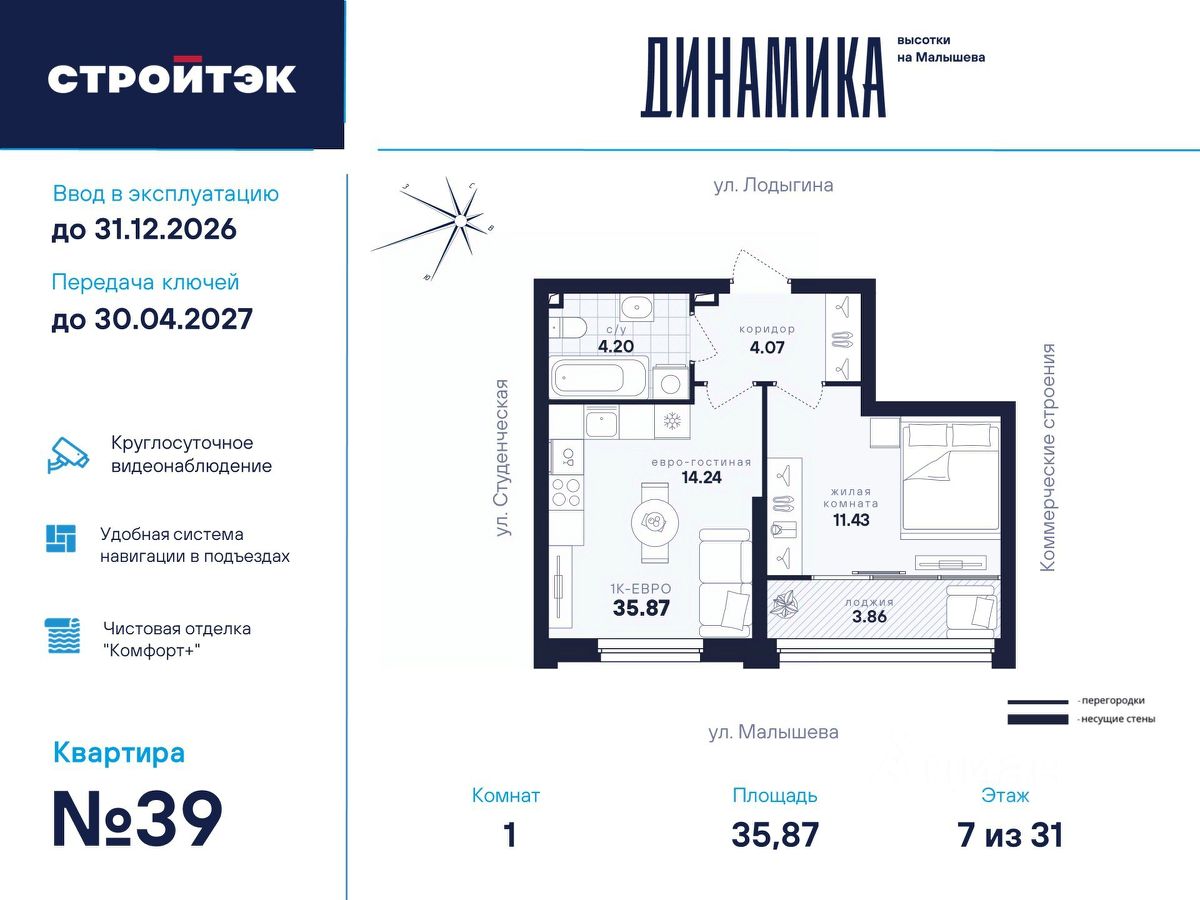 Купить квартиру в Екатеринбурге, 35 359 объявлений о продаже жилой  недвижимости по цене от 255 тыс ₽ на N1.