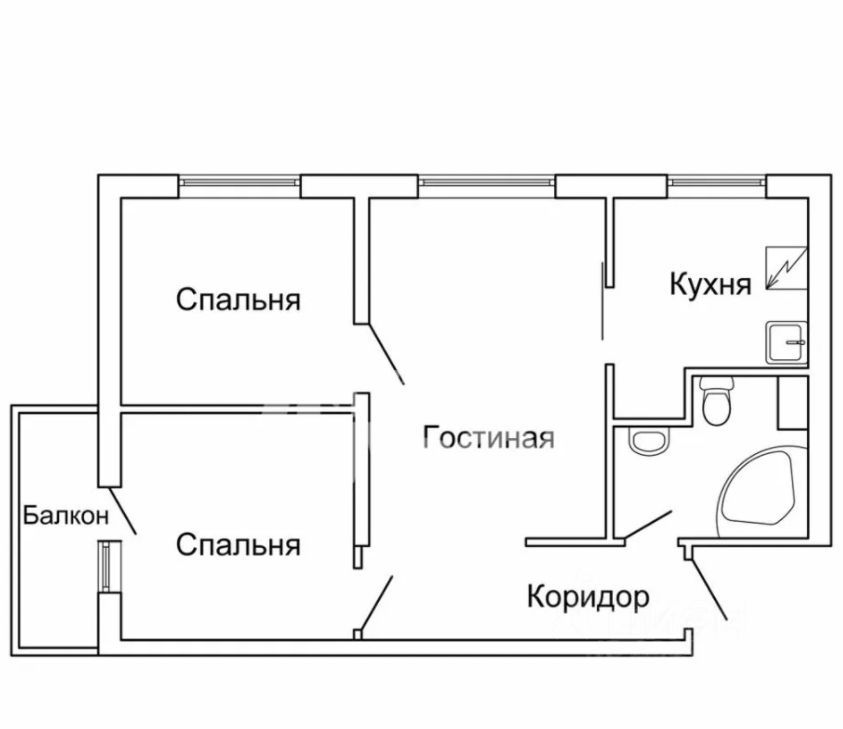 План Схема 3 Х Комнатной Квартиры фото 23