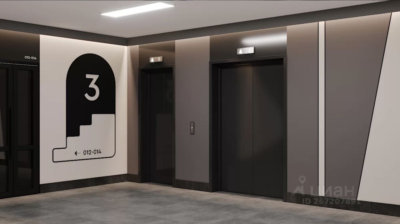 Объявление № 74477632 - продажа двухкомнатной квартиры в новостройке в Тюмени, Л