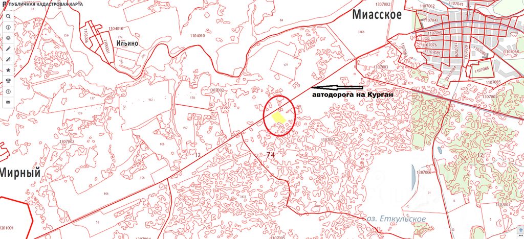 Карта села миасское красноармейского района челябинской области