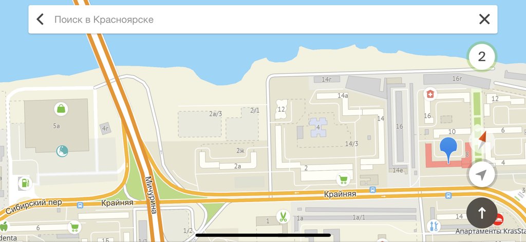Северный проезд 8 красноярск карта