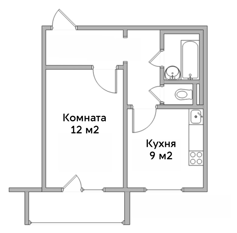 Квартира полуторка челябинск. Планировка квартир 1 комнатных Челябинск.