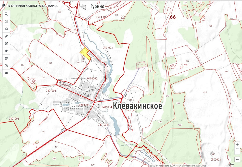 Карта глинское режевской район