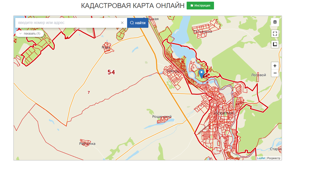 Подгорный 33 искитим карта