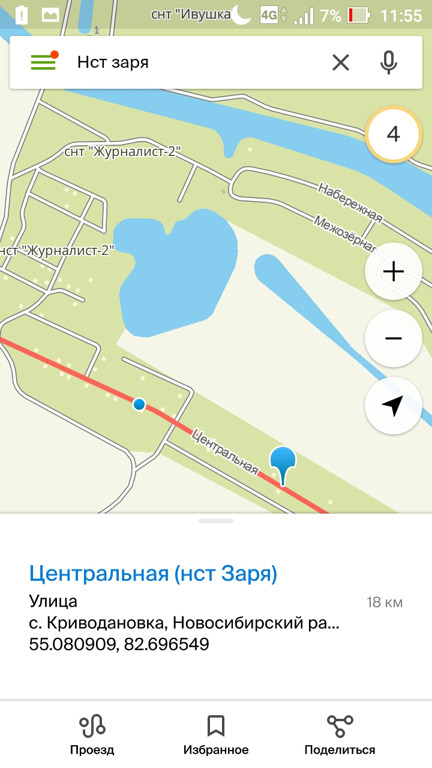 Снт ивушка омск карта