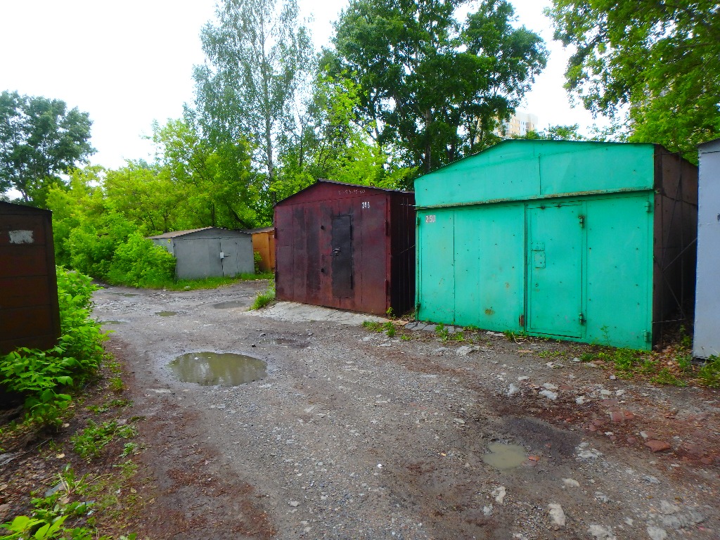 Без места. Металлический гараж синий. Гаражи в Новосибирске. Бирюзовый гараж. Берёзовая роща на гараже.