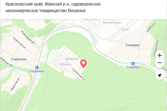 Снт здоровье красноярск карта