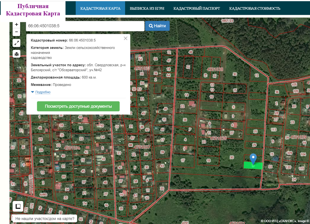 Кадастровая карта верхнее дуброво