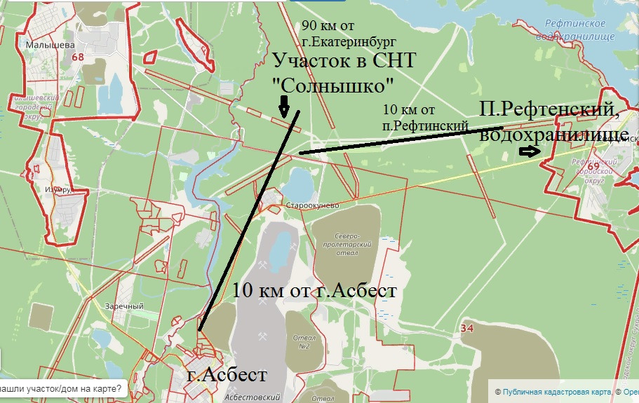 Поселок рефтинский свердловская область карта